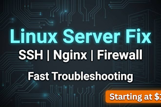 fix your linux server issues fast and professionally