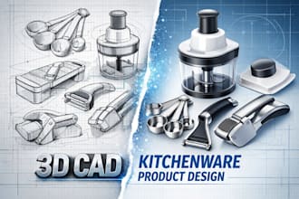 design measuring spoons choppers slicers presses 3d cad product development