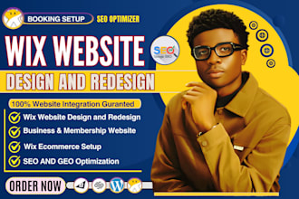 design and redesign wix harmony website wix website redesign wix development