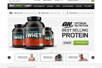 build a high converting shopify store or health ecommerce website