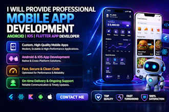 do mobile app development, android, ios app development, flutter app developer