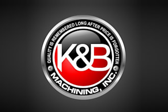 design monogram industrial macing mechanic logo