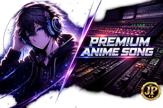 write and produce an original high energy japanese anime vtubers debut song