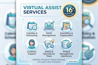 be your experienced virtual assistant for a day