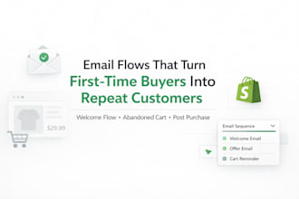 set up klaviyo email flows to increase repeat purchases for your shopify store
