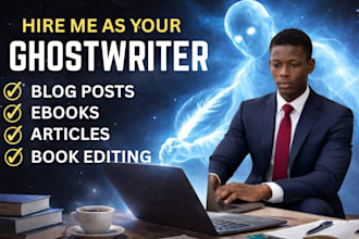 turn your ideas into powerful, professionally ghostwriter