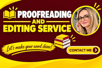 do book proofreading and editing