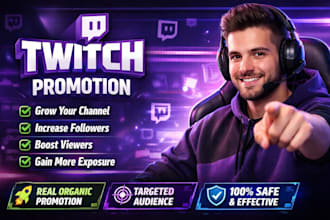 do twitch channel promotion to increase your live viewers