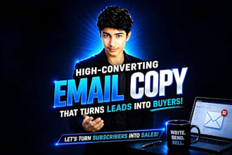 write high converting email sequences that drive sales