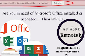help you install microsoft office