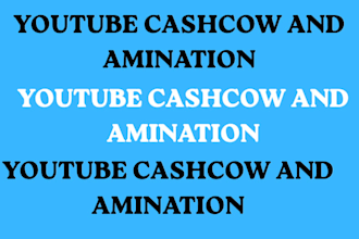 do youtube cashcow and amination