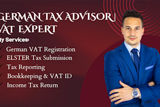 be your german tax advisor steuerberater for vat, tax return and elster filing