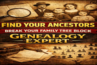 trace your ancestors and build your family tree