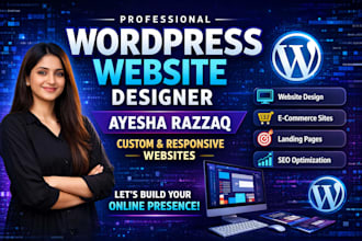 design wordpress landing page