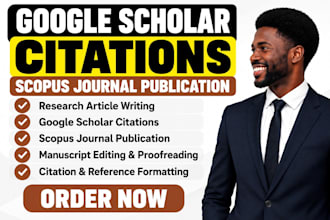 increase google scholar citations, scopus citations, write and publish article