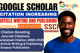 increase google scholar citations, journal citations, write and publish articles