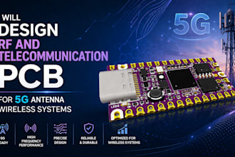 design rf and telecommunication pcb for 5g antenna wireless systems