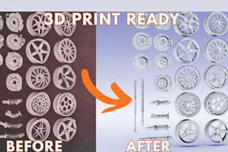 step file modification stl file repair cad model 3mf edit for 3d printing