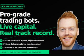build a professional ai crypto grid trading bot for kraken or binance