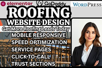 roofing website roofing company website construction website home service site