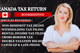 file canada non resident return, nr4 nr6, rental tax cross border tax US canada