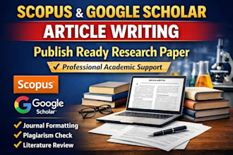 write and prepare article for submission on google scholar and scopus journal