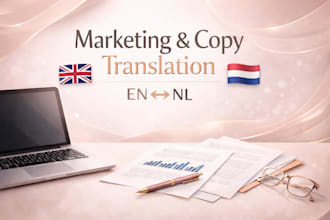 translate and adapt content from english to dutch
