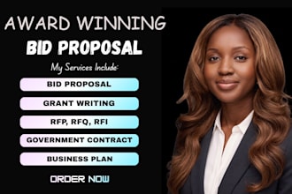 write winning bid proposal for government contracts rfp, rfq grant proposal