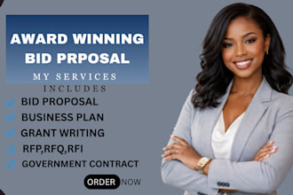 write winning bid proposal for government contracts rfp, rfq grant proposal