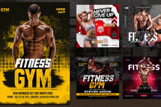 do fitness and health flyers