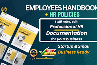 create, edit or format employee handbooks, HR policies and training manuals, sop