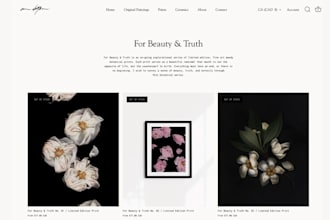 build squarespace fine are website art portfolio website art gallery website