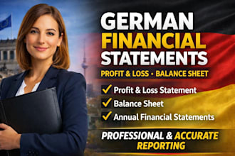 prepare german financial statements profit and loss balance sheet