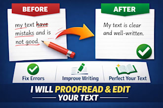 make your text sound natural, clear, and error free