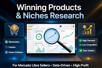 research winning products and niches for mercado libre sellers