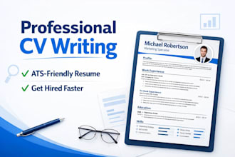write a professional ats friendly CV resume and cover letter