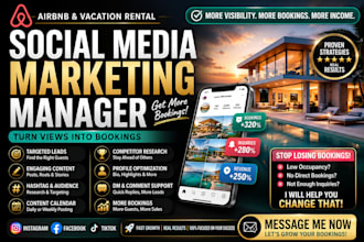 be your airbnb vacation rental social media marketing manager