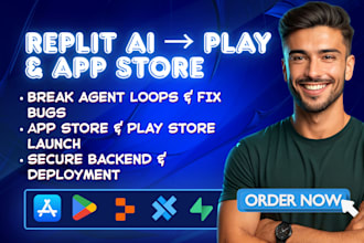 fix replit ai app replit ai agent publish ios android app store play store