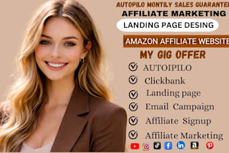 do clickbank affiliate website and amazon affiliate website
