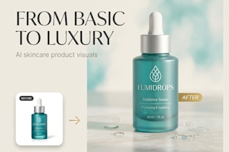 turn your beauty product photos into luxury ai images