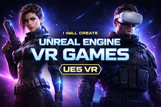 create unreal engine 5 VR games for oculus, meta quest 2, rift, metaverse ue5 VR