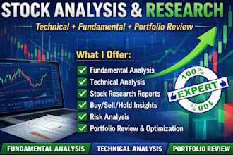 provide stock fundamental analysis, technical analysis and portfolio research