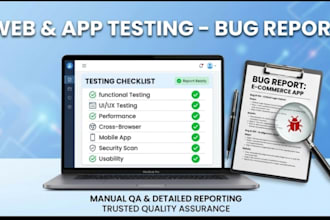 manual test your website or mobile app