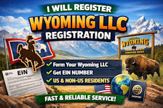 register wyoming llc registration get ein number for US and non US resident