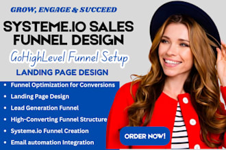 build systeme io sales funnel, systeme io landing page, systeme io website