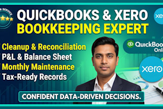 set up quickbooks online, do cleanup, catch up and fix your books