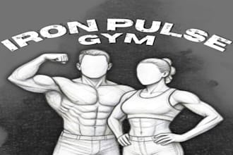 create gym business logo