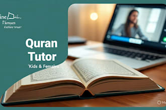 teach you quran with tajweed, urdu language and islamiat online