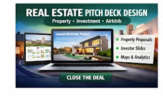 design sales presentation, marketing deck, business powerpoint