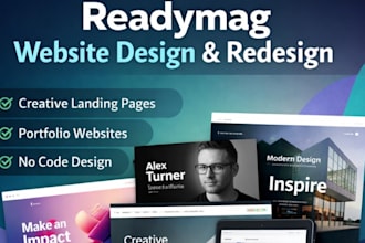 readymag website design readymag website redesign landing page redesign readymag